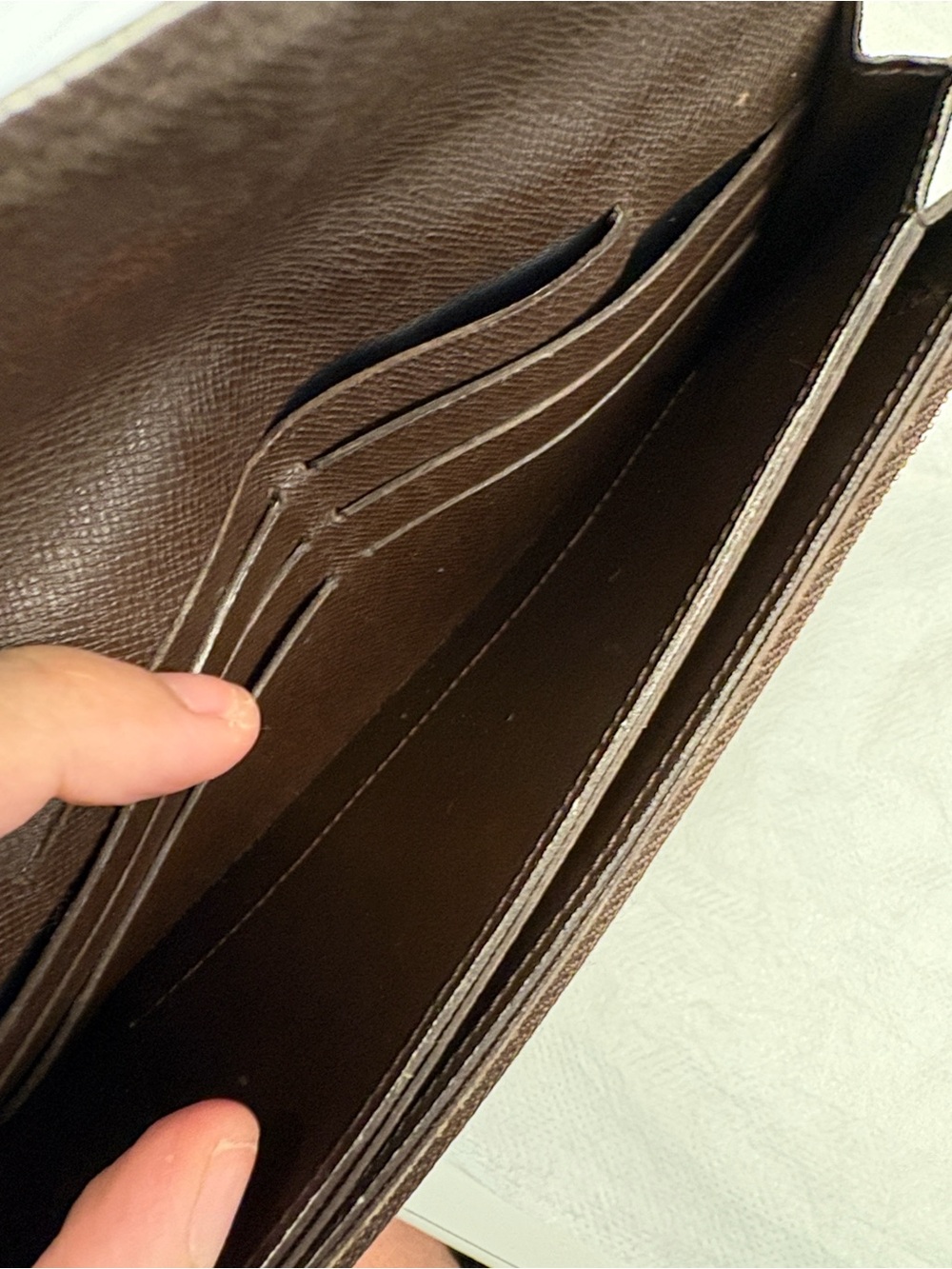 Louis Vuitton - Damiere Eben Compact Wallet - Picture 11 of 12